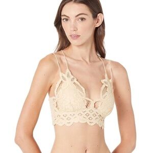 Free People Adella Bralette Color Pink Petal, S